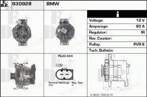 EDR 930928 - Alternatore autozon.pro