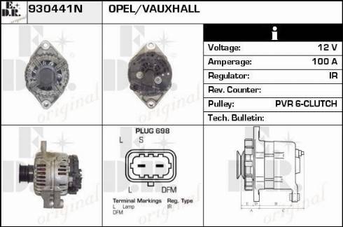 EDR 930441N - Alternatore autozon.pro