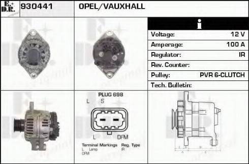 EDR 930441 - Alternatore autozon.pro