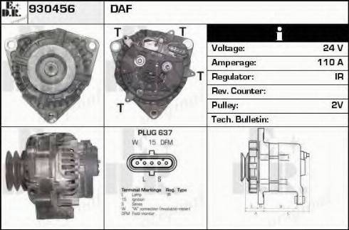 EDR 930456 - Alternatore autozon.pro