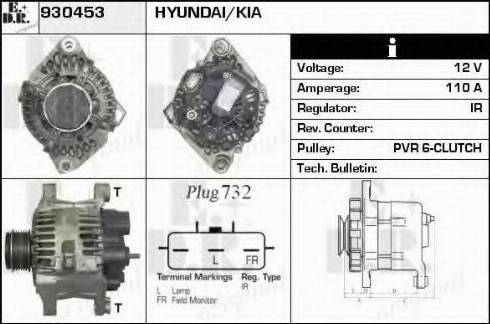 EDR 930453 - Alternatore autozon.pro