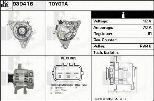 EDR 930416 - Alternatore autozon.pro