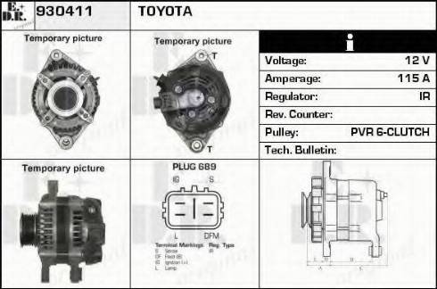 EDR 930411 - Alternatore autozon.pro