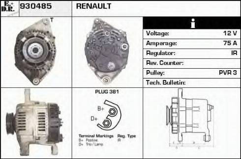 EDR 930485 - Alternatore autozon.pro