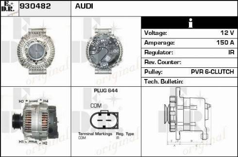 EDR 930482 - Alternatore autozon.pro