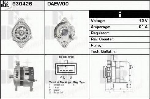 EDR 930426 - Alternatore autozon.pro