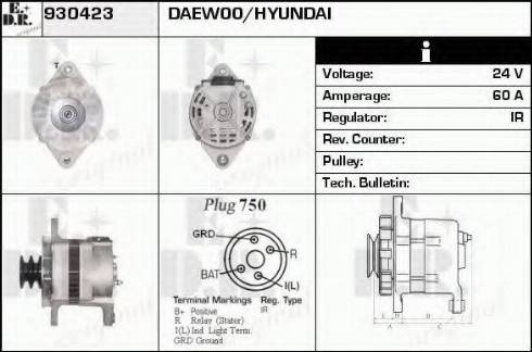 EDR 930423 - Alternatore autozon.pro