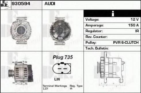 EDR 930594 - Alternatore autozon.pro