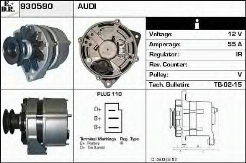 EDR 930590 - Alternatore autozon.pro