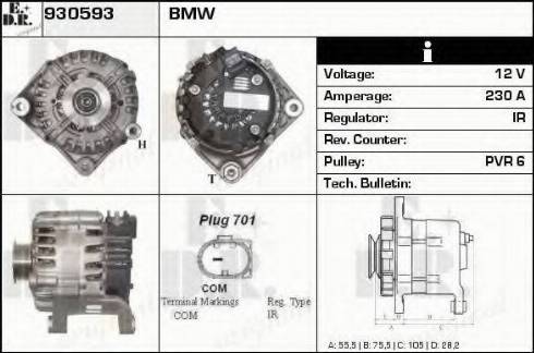 EDR 930593 - Alternatore autozon.pro