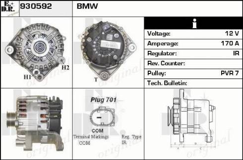 EDR 930592 - Alternatore autozon.pro