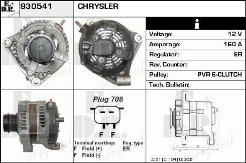 EDR 930541 - Alternatore autozon.pro