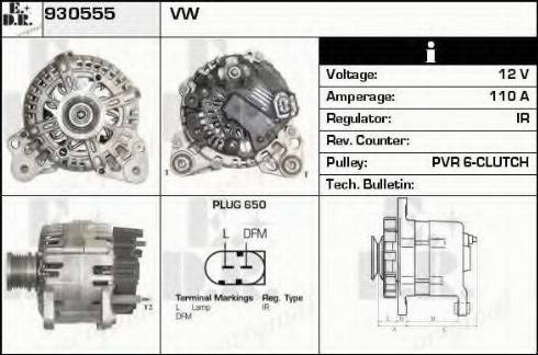 EDR 930555 - Alternatore autozon.pro