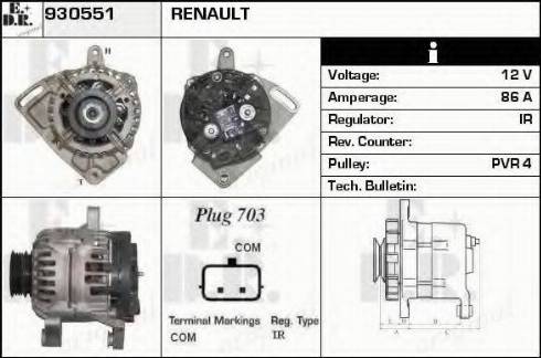 EDR 930551 - Alternatore autozon.pro