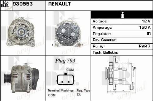 EDR 930553 - Alternatore autozon.pro