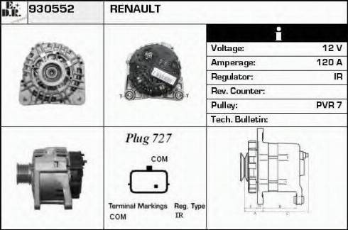 EDR 930552 - Alternatore autozon.pro