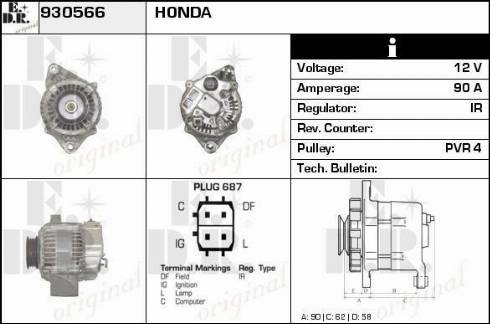 EDR 930566 - Alternatore autozon.pro