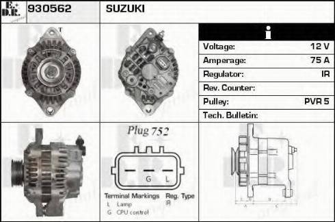 EDR 930562 - Alternatore autozon.pro