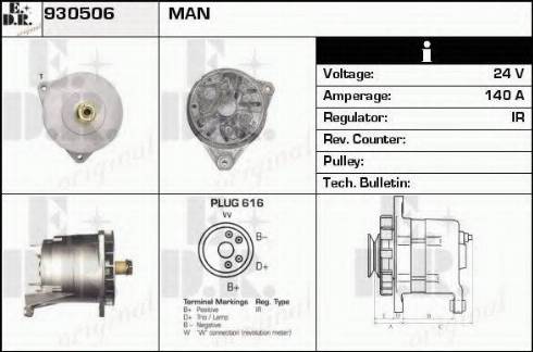 EDR 930506 - Alternatore autozon.pro