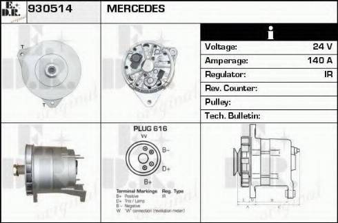 EDR 930514 - Alternatore autozon.pro