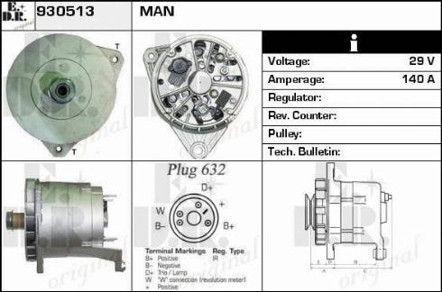 EDR 930513 - Alternatore autozon.pro