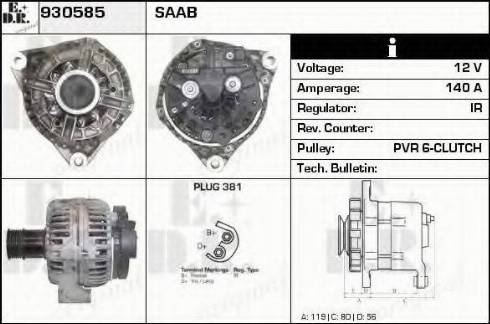 EDR 930585 - Alternatore autozon.pro