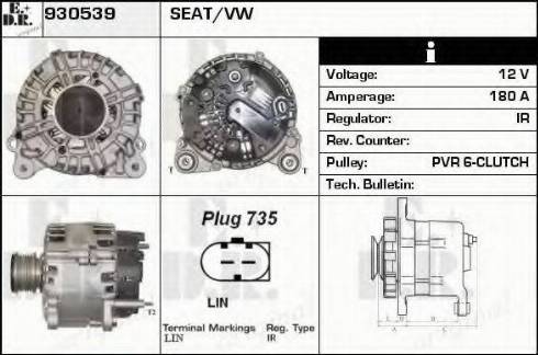 EDR 930539 - Alternatore autozon.pro