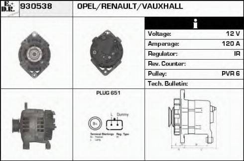 EDR 930538 - Alternatore autozon.pro