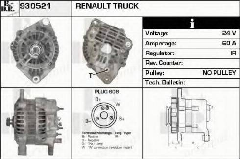 EDR 930521 - Alternatore autozon.pro