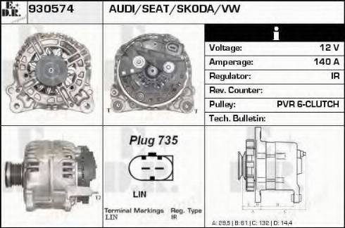 EDR 930574 - Alternatore autozon.pro