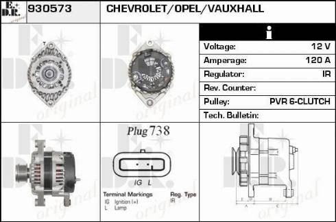 EDR 930573 - Alternatore autozon.pro