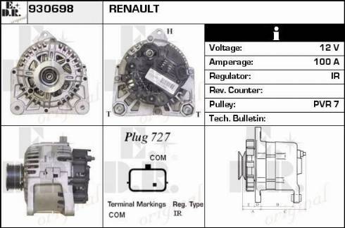 EDR 930698 - Alternatore autozon.pro