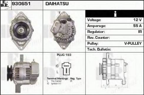 EDR 930651 - Alternatore autozon.pro