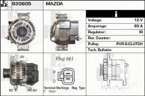 EDR 930605 - Alternatore autozon.pro