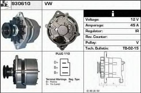 EDR 930610 - Alternatore autozon.pro