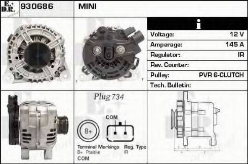 EDR 930686 - Alternatore autozon.pro