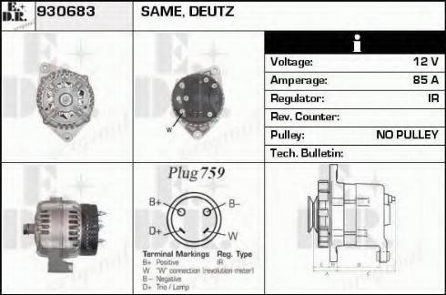 EDR 930683 - Alternatore autozon.pro