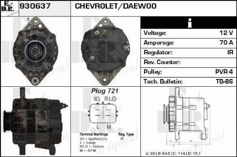 EDR 930637 - Alternatore autozon.pro