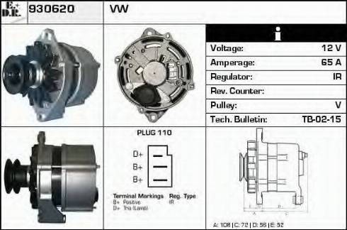 EDR 930620 - Alternatore autozon.pro