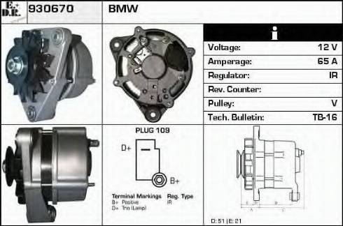 EDR 930670 - Alternatore autozon.pro