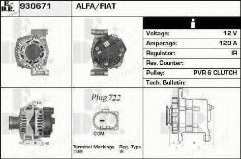 EDR 930671 - Alternatore autozon.pro