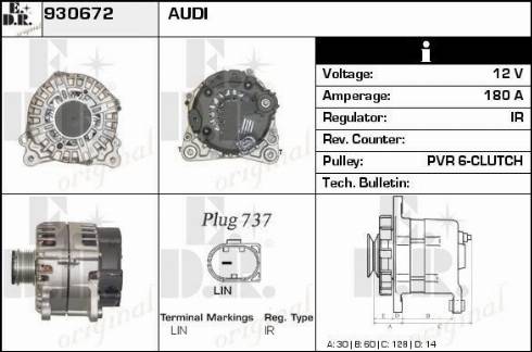 EDR 930672 - Alternatore autozon.pro