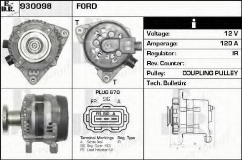 EDR 930098 - Alternatore autozon.pro