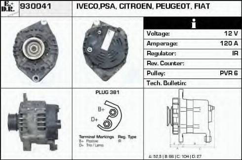 EDR 930041 - Alternatore autozon.pro