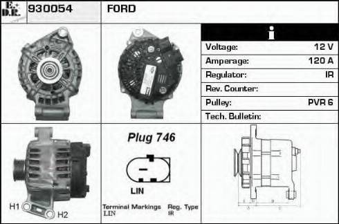 EDR 930054 - Alternatore autozon.pro