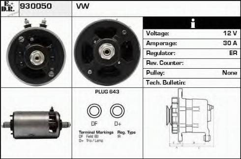 EDR 930050 - Alternatore autozon.pro