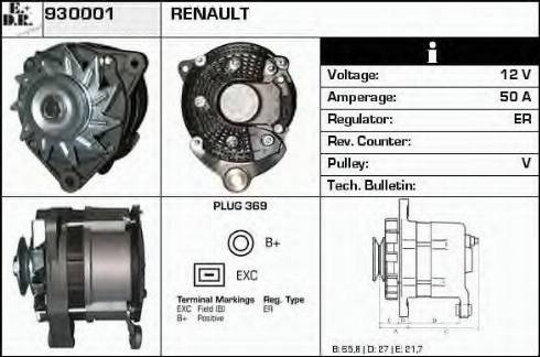 EDR 930001 - Alternatore autozon.pro