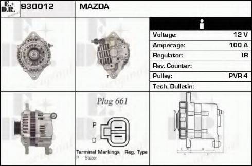 EDR 930012 - Alternatore autozon.pro