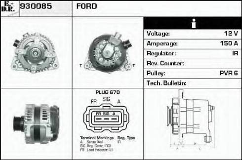 EDR 930085 - Alternatore autozon.pro