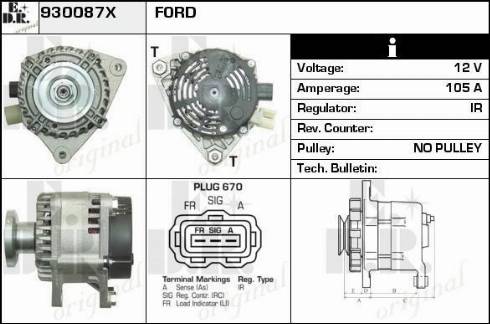 EDR 930087X - Alternatore autozon.pro